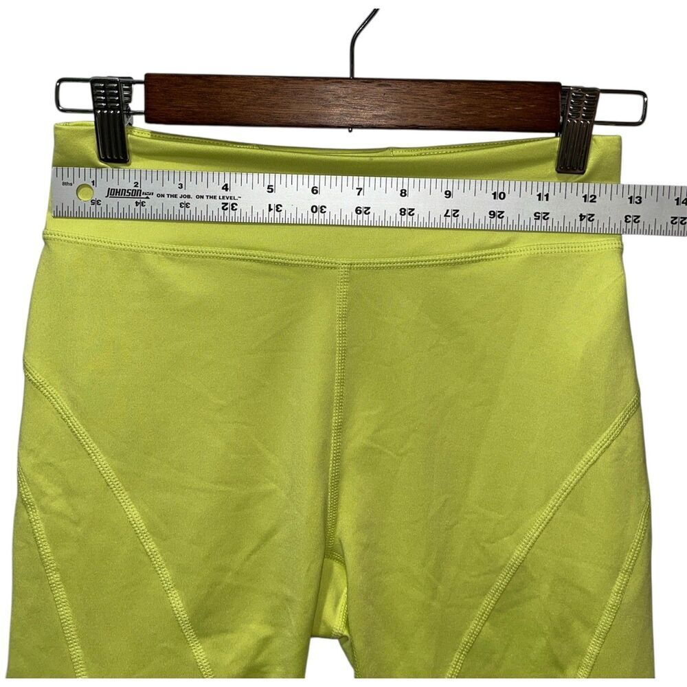 Free People Movement Women's High Rise Biker Baby Shorts Size Small Key Lime - Picture 6 of 8